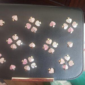 Kate Spade make it mine clover embellished flap insert